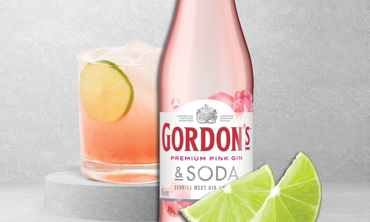 Begin With Gordon's Pink & Soda 